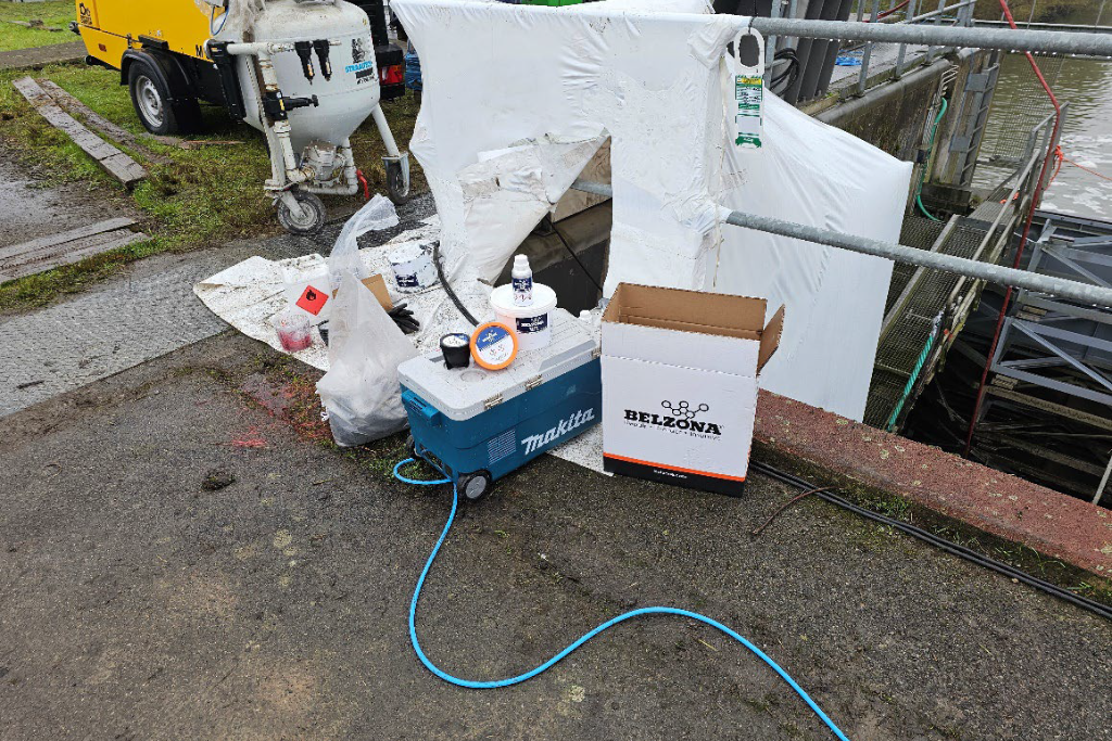 herstel stuwconstructie